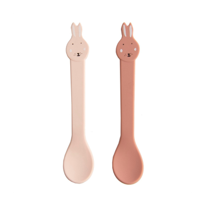 Trixie Baby Conjunto Colheres Silicone Mrs. Rabbit