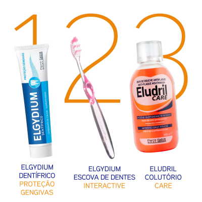 Elgydium Interactive Escova de Dentes Dura  | Farmácia d'Arrábida