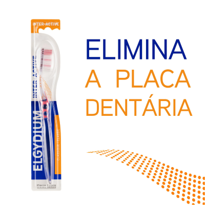 Elgydium Interactive Escova de Dentes Dura  | Farmácia d'Arrábida