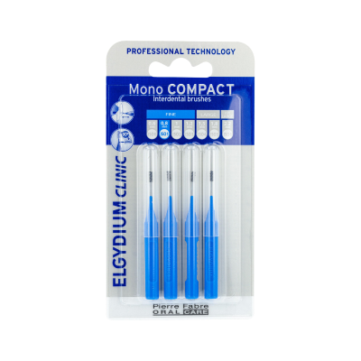 6251165 Elgydium Clinic Mono Compact Escovilhão Interdental Azul ISO 1