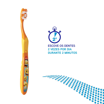 Elgydium Junior Escova de Dentes Emoji 7-12Anos | Farmácia d'Arrábida