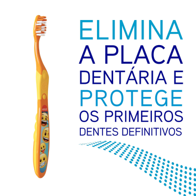 Elgydium Junior Escova de Dentes Emoji 7-12Anos | Farmácia d'Arrábida