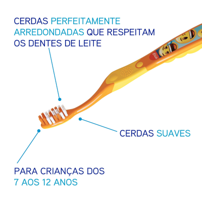 Elgydium Junior Escova de Dentes Emoji 7-12Anos | Farmácia d'Arrábida