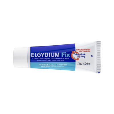 6621359 Elgydium Fix Creme Fixativo Próteses Dentárias Extra Forte 45 g