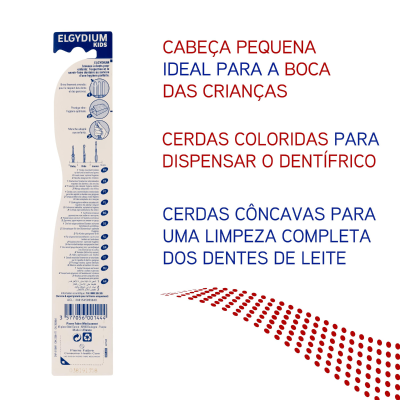 Elgydium Kids Escova de Dentes Criança Emoji 2-6Anos | Farmácia d'Arrábida