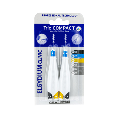 6251215 Elgydium Clinic Trio Compact Escovilhão Interdental ISO 012