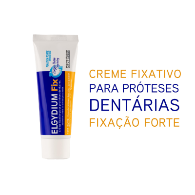 Elgydium Fix Creme Fixativo Próteses Dentárias Forte 45 g | Farmácia d'Arrábida