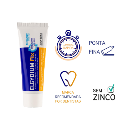 Elgydium Fix Creme Fixativo Próteses Dentárias Forte 45 g | Farmácia d'Arrábida