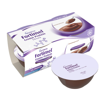 7539700 Fortimel Creme Protein Chocolate 4x125g