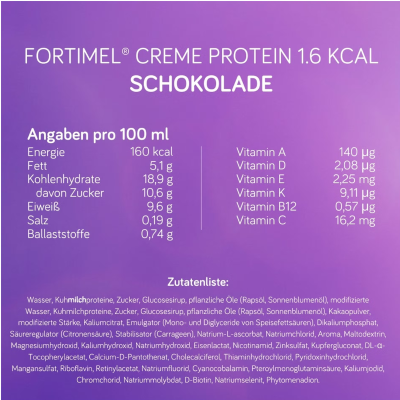 Fortimel Creme Protein Chocolate 4x125g  | Farmácia d'Arrábida