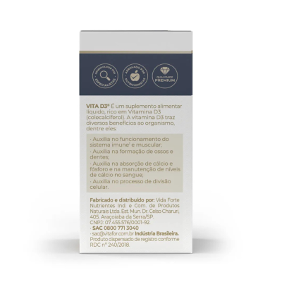 Vitafor Vita D3 10ml | Farmácia d'Arrábida