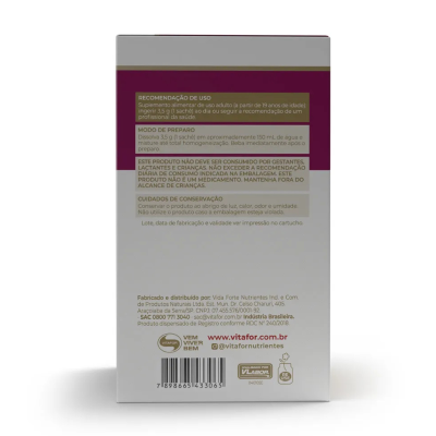 Vitafor Colagentek Beauty Ananás Hortelã Saquetas 30x3,5g | Farmácia d'Arrábida