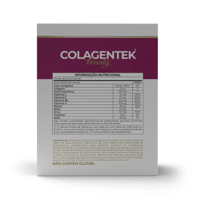 Vitafor Colagentek Beauty Ananás Hortelã Saquetas 30x3,5g | Farmácia d'Arrábida