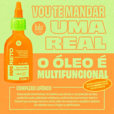 Lola Óleo Papo Reto 50ml  | Farmácia d'Arrábida