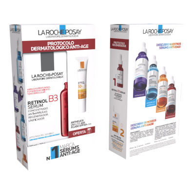 7539668 La Roche Posay Retinol B3 Sérum 30ml Oferta Anthelios UVMune 400 Fluido FPS50+15ml