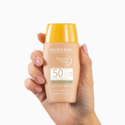 Bioderma Photoderm NUDE Touch Mineral Muito Claro FPS50+ 40ml | Farmácia d'Arrábida