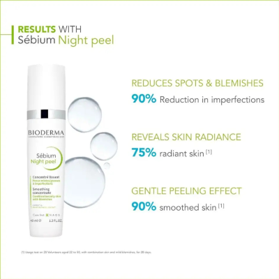 Bioderma Sébium Night Peel 40ml | Farmácia d'Arrábida