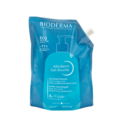 7525261 Bioderma Atoderm Gel Duche EcoRefill 1L