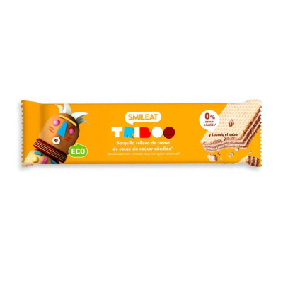 8437017636793 Smileat Triboo Bolacha Wafer com Creme de Cacau 40gr