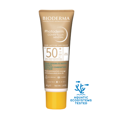 Bioderma Photoderm Cover Touch Mineral Brown FPS50+ 40g | Farmácia d'Arrábida