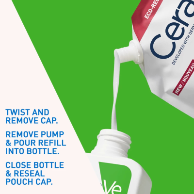 Cerave Creme de Limpeza Hidratante Recarga 473ml | Farmácia d'Arrábida