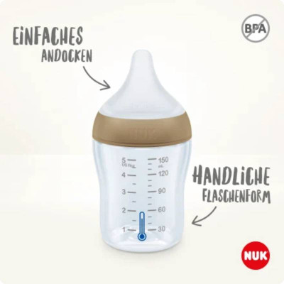Nuk Perfect Match Biberão Silicone Balões +3M 260ml | Farmácia d'Arrábida