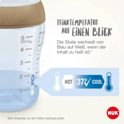 Nuk Perfect Match Biberão Silicone Balões +3M 260ml | Farmácia d'Arrábida