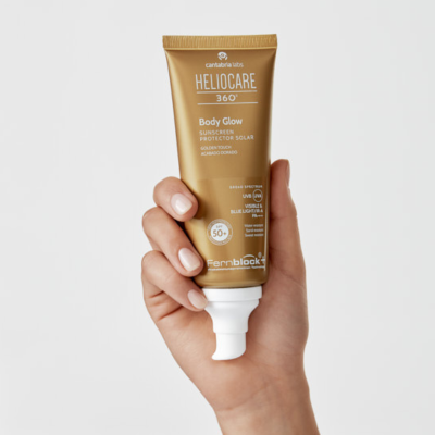 Heliocare 360 Body Glow Fluido SPF50+ 100ml | Farmácia d'Arrábida