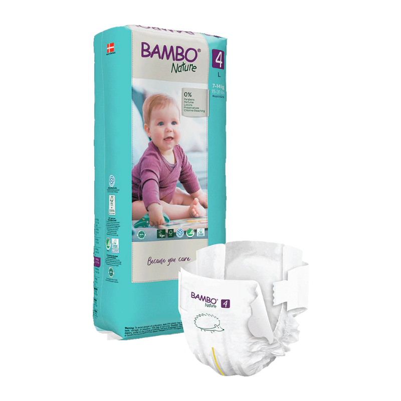 6594762 Bambo Nature Fraldas 4 (7-14 kg) 48 Unidades