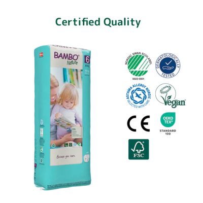 Bambo Nature 6 XXL Fraldas +16Kg x40 | Farmácia d'Arrábida