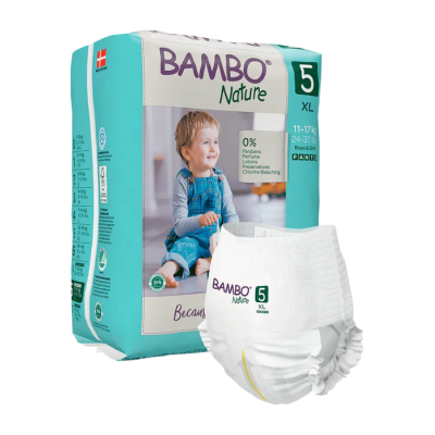 6595173 Bambo Nature Cuecas-Fralda 5 (12-18 kg) 19 Unidades