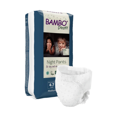 7499970 Bambo Dreamy Fraldas Noturnas (15-35 kg) 4-7Anos 10 Unidades