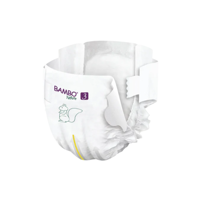 Bambo Nature Fraldas 3 (4-8 kg) 28 Unidades | Farmácia d'Arrábida