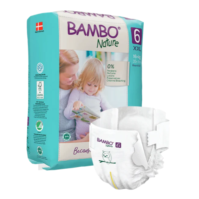 6593921 Bambo Nature Fraldas 6 (+16 kg) 20 Unidades