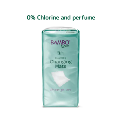 Bambo Nature Protetor Muda Fralda (60x60cm) 10 Unidades | Farmácia d'Arrábida