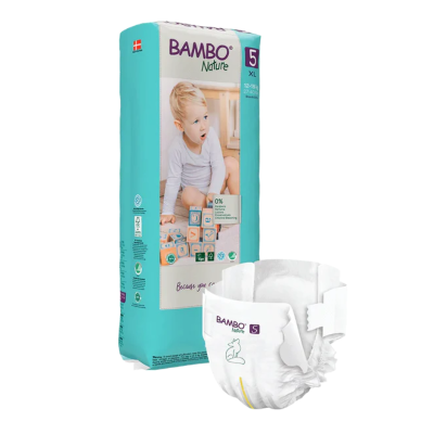 6595140 Bambo Nature Fraldas 5 (12-18 kg) 44 Unidades
