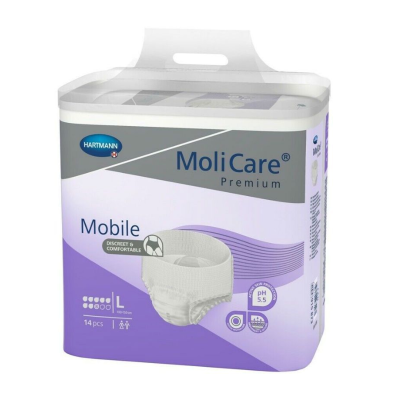 6238352 Molicare Premium Mobile Cuecas L (8 Gotas) 14 Unidades
