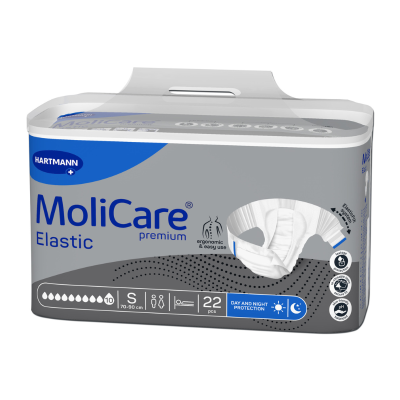 6353524 Molicare Premium Elastic Fraldas S (10 Gotas) 22 Unidades