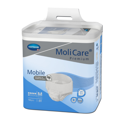 6237925 Molicare Premium Mobile Cuecas M (6 Gotas) 14 Unidades