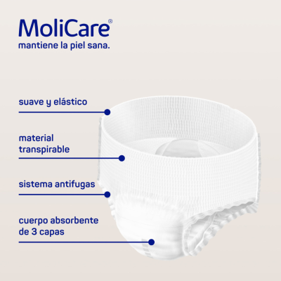 Molicare Premium Mobile Cuecas L (5 Gotas) 14 Unidades | Farmácia d'Arrábida