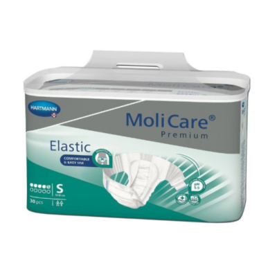 6353490 Molicare Premium Elastic Fraldas S (5 Gotas) 30 Unidades