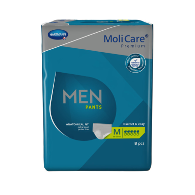 6333013 Molicare Premium Men Pants Cuecas M (5 Gotas) 8 Unidades