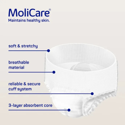 Molicare Premium Mobile Cuecas L (6 Gotas) 14 Unidades | Farmácia d'Arrábida