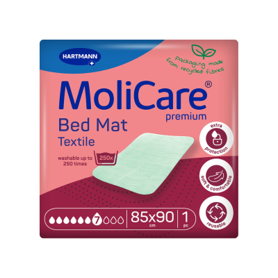 6622670 Molicare Bed Mat Resguardo Reutilizável Têxtil (7 Gotas) 85x90cm