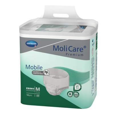 6238279 Molicare Premium Mobile Cuecas M (5 Gotas) 14 Unidades