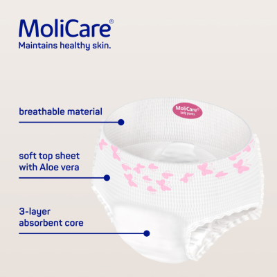 Molicare Lady Pants Cuecas L (7 Gotas) 7 Unidades | Farmácia d'Arrábida