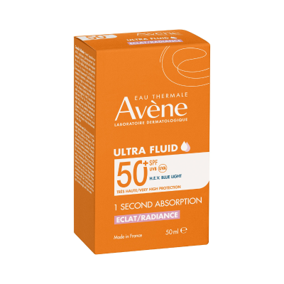 Avène Solar Ultra Fluido Luminosidade SPF50+ 50ml | Farmácia d'Arrábida