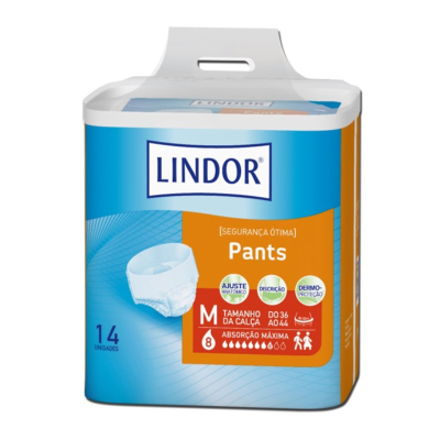 6448639 Lindor Pants Maxi Médio Cuecas M (8 Gotas) 14 Unidades