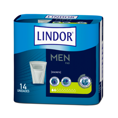 7114157 Lindor Men Pad Pensos (2 Gotas) 14 Unidades
