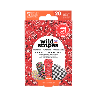 Wild Stripes Classic Sensitive Pensos Fashion x20 | Farmácia d'Arrábida